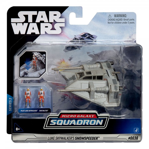 Snowspeeder di Luke Skywalker - Veicolo dello Squadrone Micro Galassia di Star Wars (12 cm)