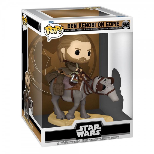 Ben Kenobi su Eopie - Star Wars: Obi-Wan Kenobi POP! Deluxe in vinile (9 cm)