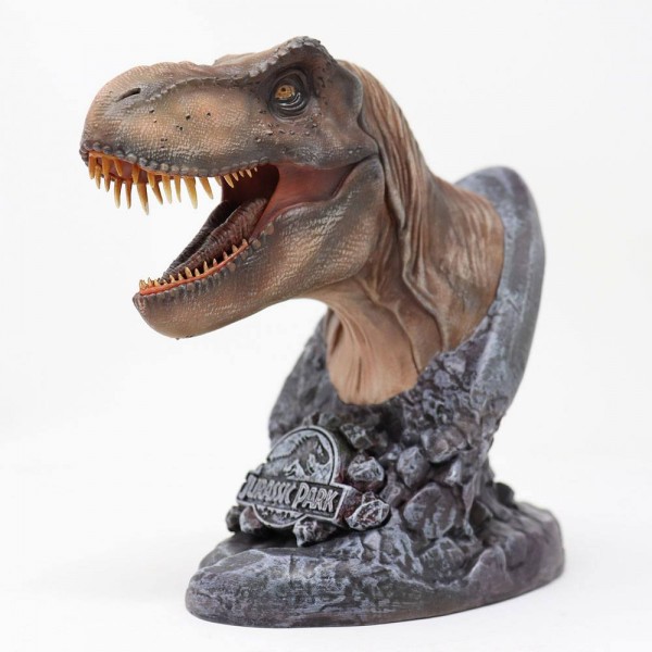 T-Rex - Busto in edizione limitata di Jurassic Park (15 cm)