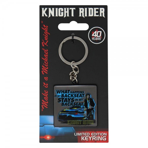Knight Rider Portachiavi in metallo 40° Anniversario Edizione Limitata