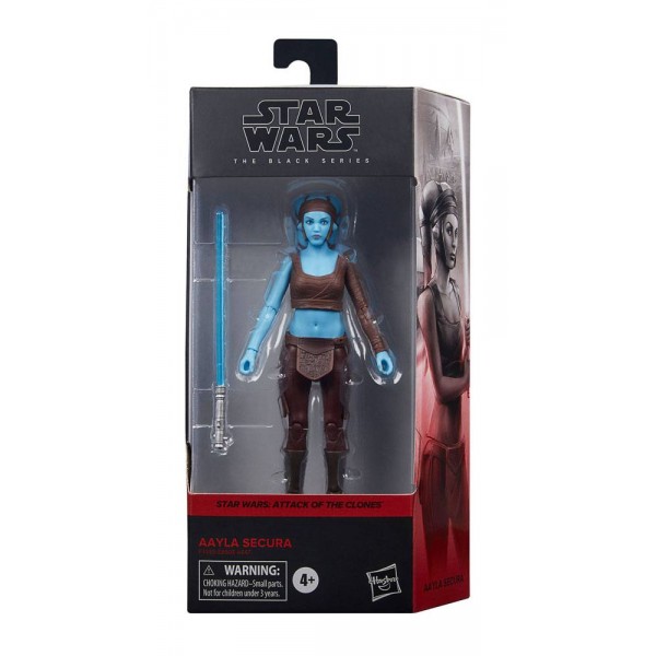 Aayla Secura - Figura d'azione di Star Wars Serie Nera (15 cm)
