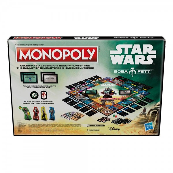 Star Wars Gioco da tavolo Monopoly Edizione Boba Fett (Versione inglese)
