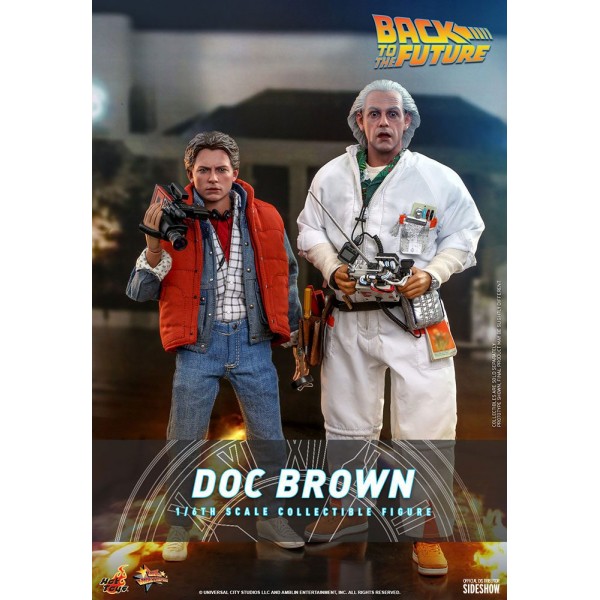 Doc Brown - Capolavoro cinematografico di Ritorno al futuro - Figura d'azione 1/6 (30 cm)