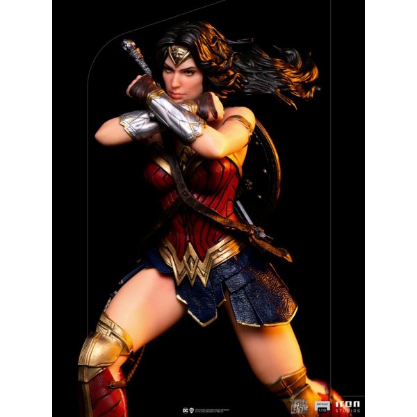 Wonder Woman - Statua in scala artistica della Justice League di Zack Snyder 1/10 (18 cm)