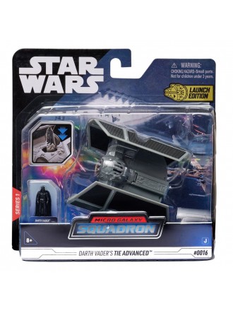 TIE Advanced di Darth Vader - Star Wars Micro Galaxy Squadron Vehicle (12 cm)