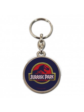 Logo del film Jurassic Park - Portachiavi in metallo (7 cm)