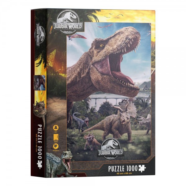 Jurassic World - Puzzle poster Rex (1000 pezzi)